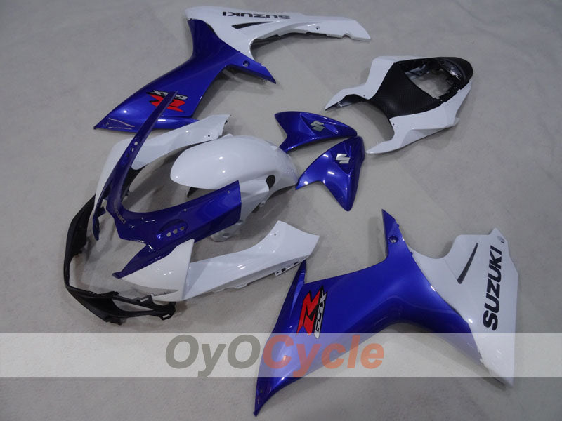 Kit de carénage injecté pour GSX R750 11-26 - Bleu, blanc - Style d'usine #OYO87905483