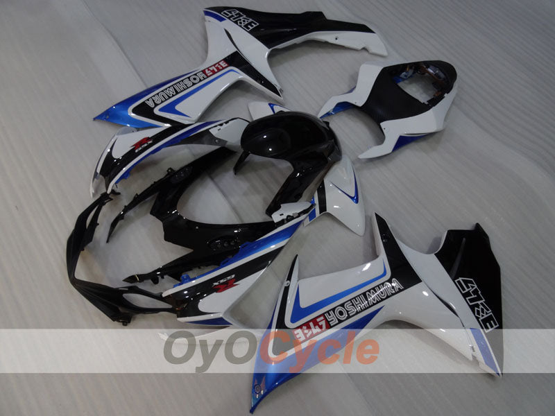Kit de carénages injectés pour GSX R600 11-26 - Bleu, Blanc, Noir - YOSHIMURA #OYO87905469