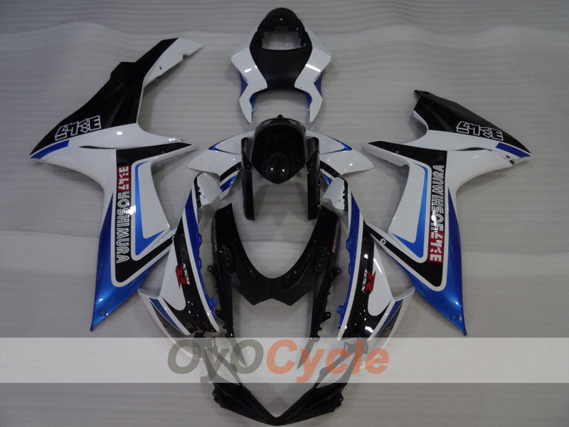 Kit de carénages injectés pour GSX R600 11-26 - Bleu, Blanc, Noir - YOSHIMURA #OYO87905469