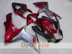 Kit de carénage injecté pour GSX R750 11-26 - Rouge, argenté - Style d'usine #OYO87905486