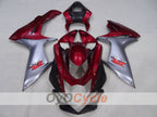 Kit de carénages injectés pour GSX R600 11-26 - Couleur lie-de-vin, Gris - Style usine #OYO87905470