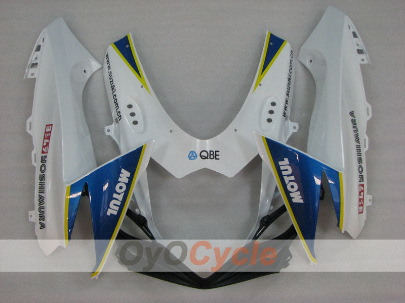 Kit de carénages injectés pour GSX R600 11-26 - Bleu, Blanc - MOTUL #OYO87905471