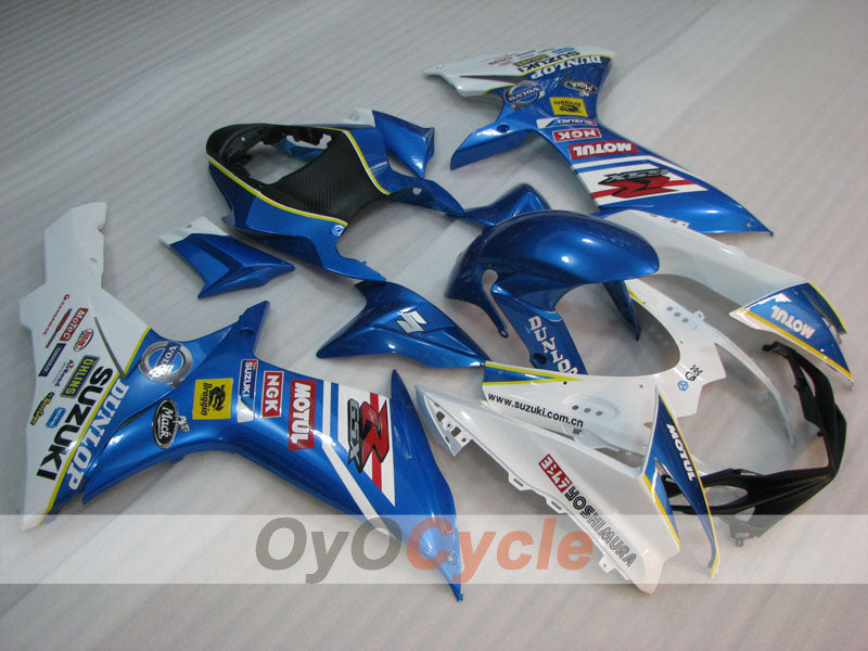 Kit de carénages injectés pour GSX R600 11-26 - Bleu, Blanc - MOTUL #OYO87905471 Image principale du produit