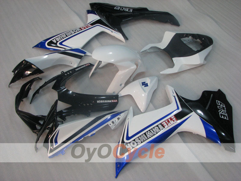 Kit de carénage injecté pour GSX R750 11-26 - Bleu, blanc - YOSHIMURA #OYO87905488