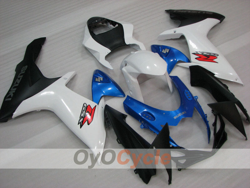 Kit de carénage injecté pour GSX R750 11-26 - Bleu, blanc, noir - Style d'usine #OYO87905489 Image principale du produit
