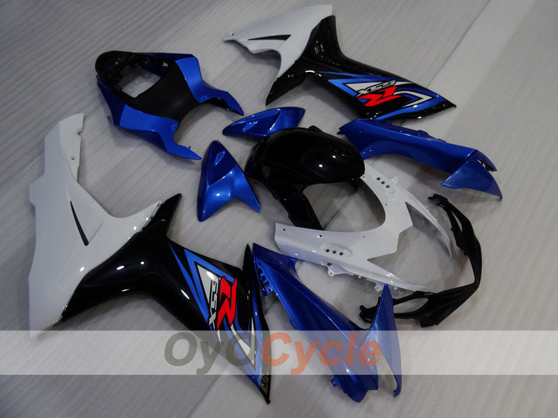 Kit de carénages injectés pour GSX R600 11-26 - Bleu, Blanc, Noir - Style usine #OYO87905476