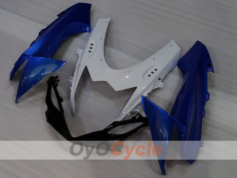 Kit de carénages injectés pour GSX R600 11-26 - Bleu, Blanc, Noir - Style usine #OYO87905476