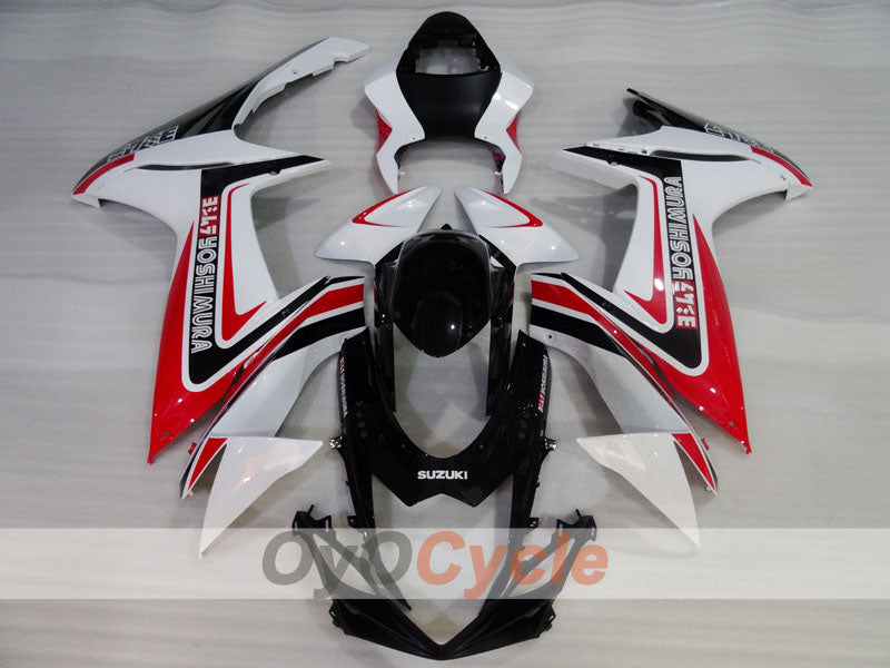 Kit de carénages injectés pour GSX R600 11-26 - Rouge, Blanc, Noir - YOSHIMURA #OYO87905477