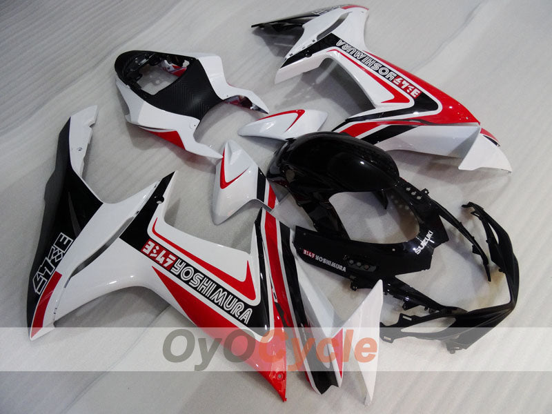 Kit de carénages injectés pour GSX R600 11-26 - Rouge, Blanc, Noir - YOSHIMURA #OYO87905477