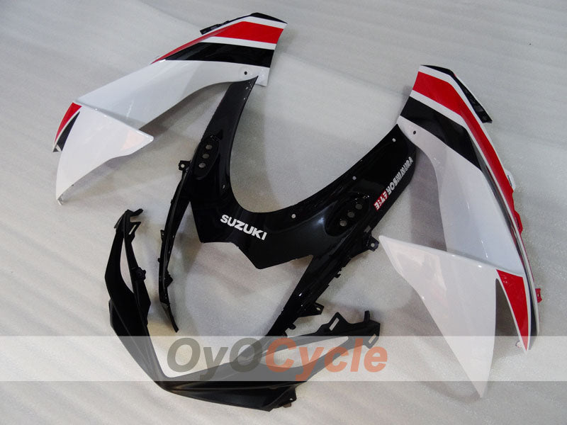 Kit de carénages injectés pour GSX R600 11-26 - Rouge, Blanc, Noir - YOSHIMURA #OYO87905477