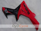 Kit de carénage injecté pour GSX R600 11-26 - Rouge, noir - Style d'usine #OYO87905479