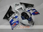 Kit de carénage à injection pour GSX R1000 03-04 - Bleu, blanc, noir - Style d'origine #OYO87905496