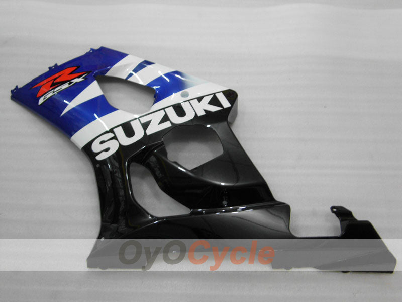Kit de carénage à injection pour GSX R1000 03-04 - Bleu, blanc, noir - Style d'origine #OYO87905496