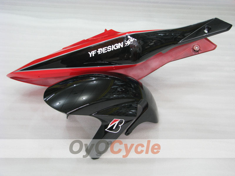 Kit de carénage à injection pour GSX R1000 03-04 - Rouge, noir - YOSHIMURA #OYO87905497
