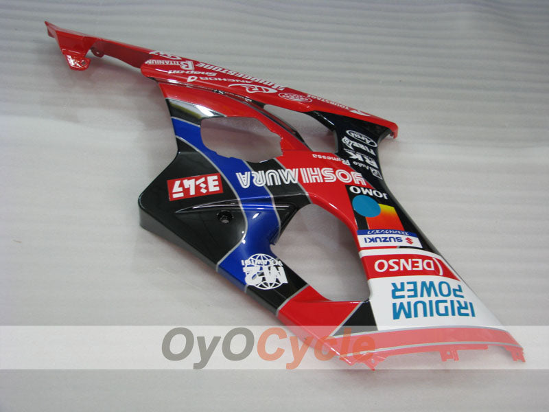 Kit de carénage à injection pour GSX R1000 03-04 - Rouge, noir - YOSHIMURA #OYO87905497