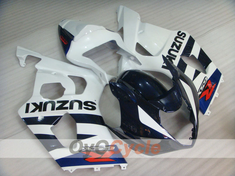Kit de carénage à injection pour GSX R1000 03-04 - Bleu, blanc - Style d'origine #OYO87905498