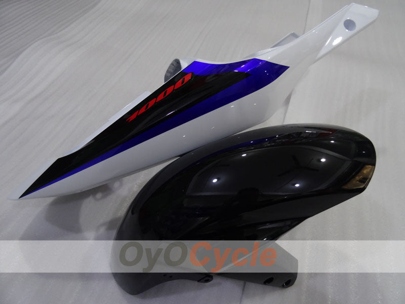 Kit de carénage à injection pour GSX R1000 03-04 - Bleu, noir - Style d'origine #OYO87905499