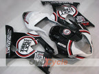 Kit de carénage à injection pour GSX R1000 03-04 - Rouge, blanc, noir - Lucky Strike #OYO87905500