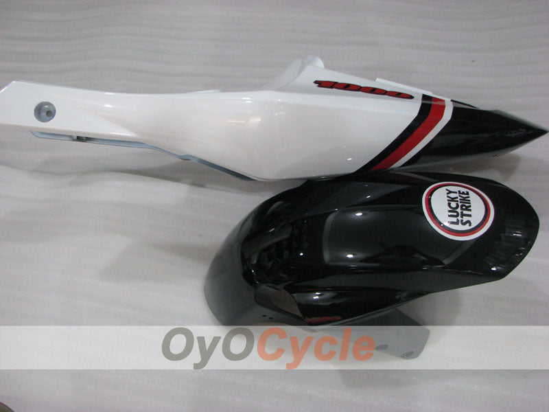 Kit de carénage à injection pour GSX R1000 03-04 - Rouge, blanc, noir - Lucky Strike #OYO87905500
