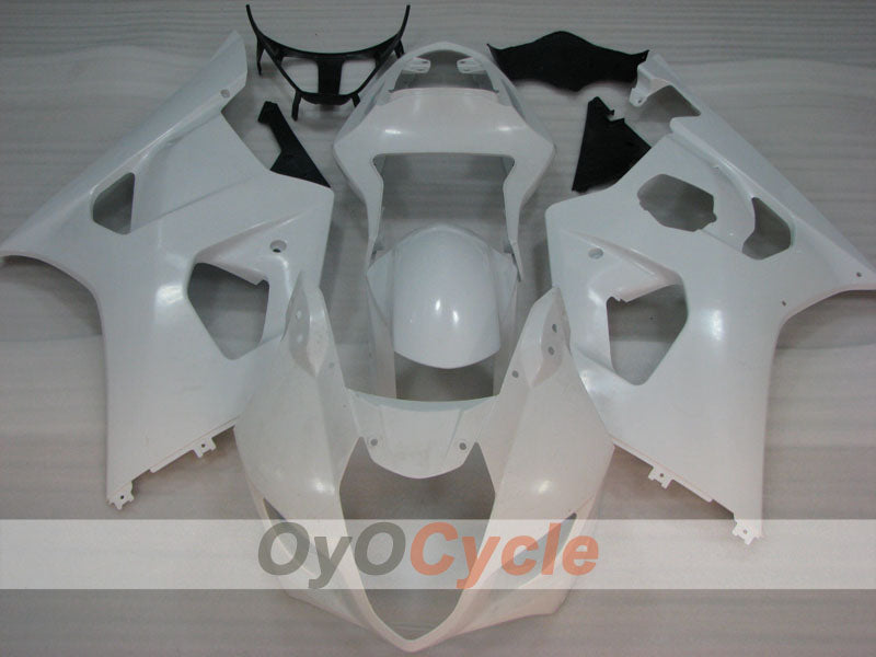 Kit de carénage à injection pour GSX R1000 03-04 - Blanc - Sans autocollant / décalque, style d'origine #OYO87905501 Image secondaire du produit