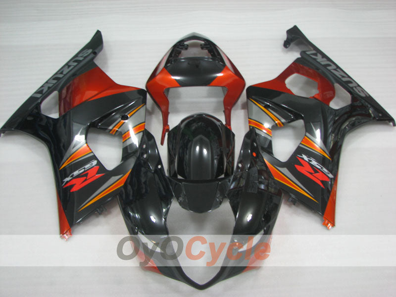 Kit de carénage à injection pour GSX R1000 03-04 - Rouge, noir - Style d'origine #OYO87905502