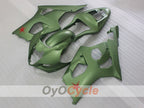 Kit de carénages injectés pour GSX R1000 03-04 - Vert armée - Style d'usine #OYO87905503