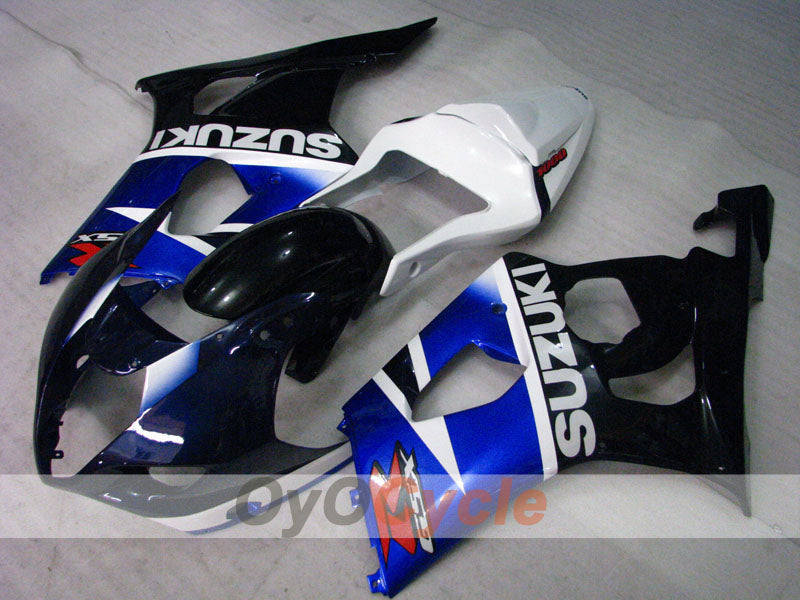 Kit de carénages injectés pour GSX R1000 03-04 - Blanc, noir - Style d'usine #OYO87905506 Image principale du produit