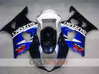 Kit de carénages injectés pour GSX R1000 03-04 - Blanc, noir - Style d'usine #OYO87905506