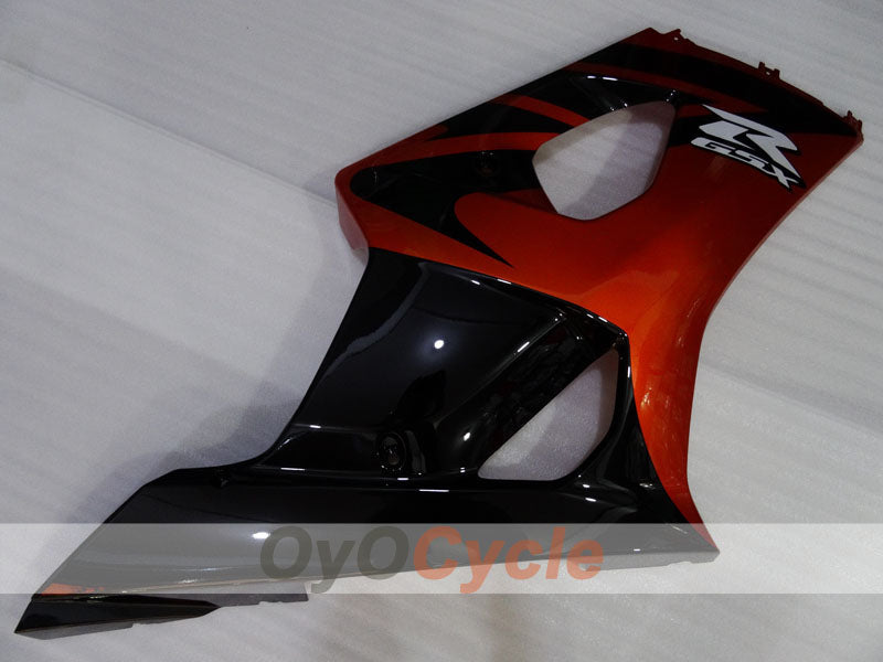 Kit de carénages injectés pour GSX R1000 03-04 - Orange, noir - Style d'usine #OYO87905507
