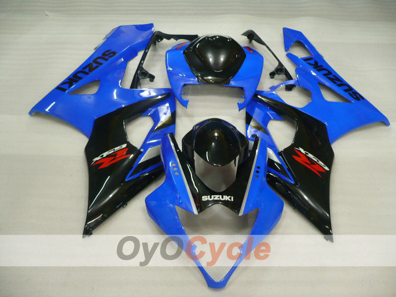 Kit de carénages injectés pour GSX R1000 05-06 - Bleu, noir - Style d'usine #OYO87905508