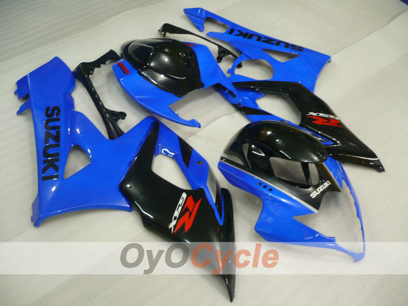 Kit de carénages injectés pour GSX R1000 05-06 - Bleu, noir - Style d'usine #OYO87905508 Image principale du produit