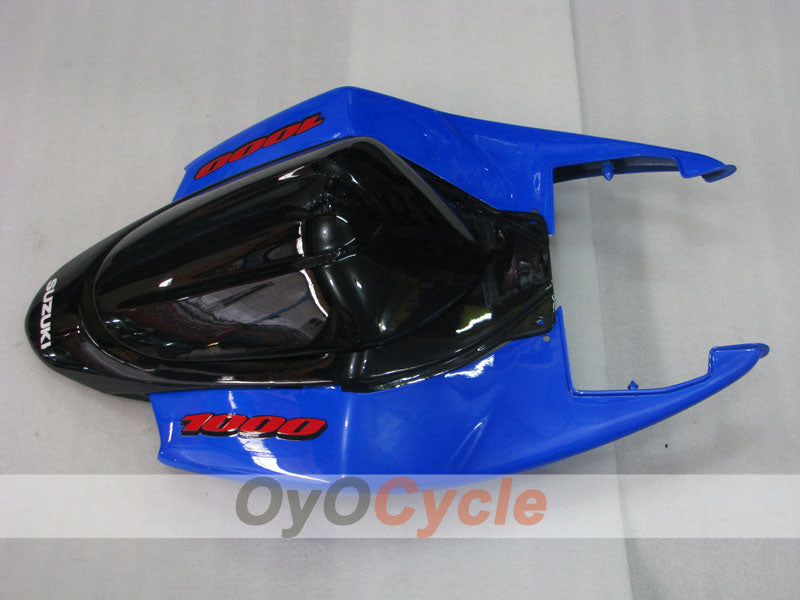 Kit de carénages injectés pour GSX R1000 05-06 - Bleu, noir - Style d'usine #OYO87905508