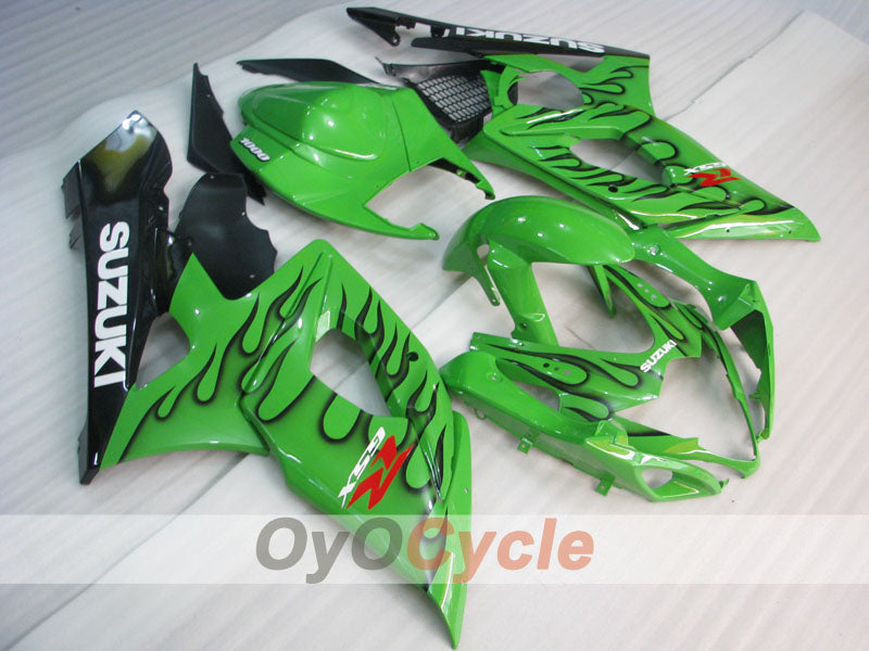 Kit de carénages injectés pour GSX R1000 05-06 - Vert - Personnalisable #OYO87905509 Image principale du produit