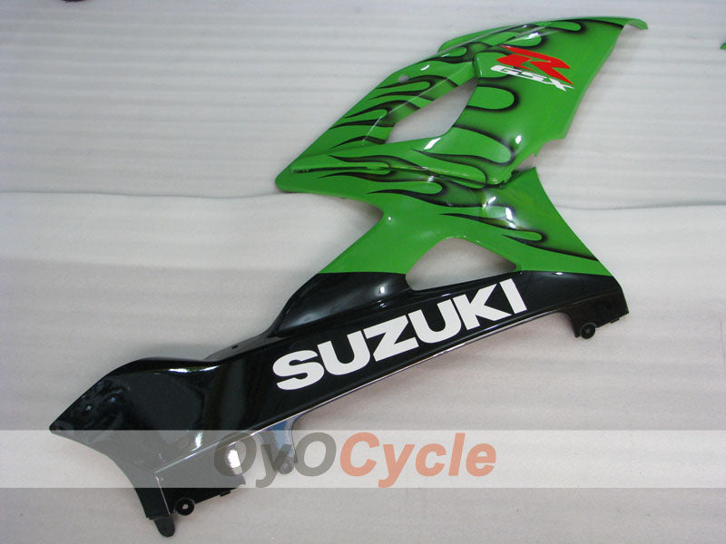 Kit de carénages injectés pour GSX R1000 05-06 - Vert - Personnalisable #OYO87905509