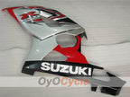 Kit de carénages injectés pour GSX R1000 05-06 - Rouge, argenté - Style d'usine #OYO87905511