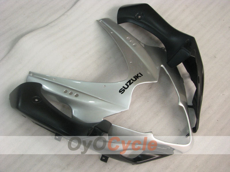 Kit de carénages injectés pour GSX R1000 05-06 - Rouge, argenté - Style d'usine #OYO87905511