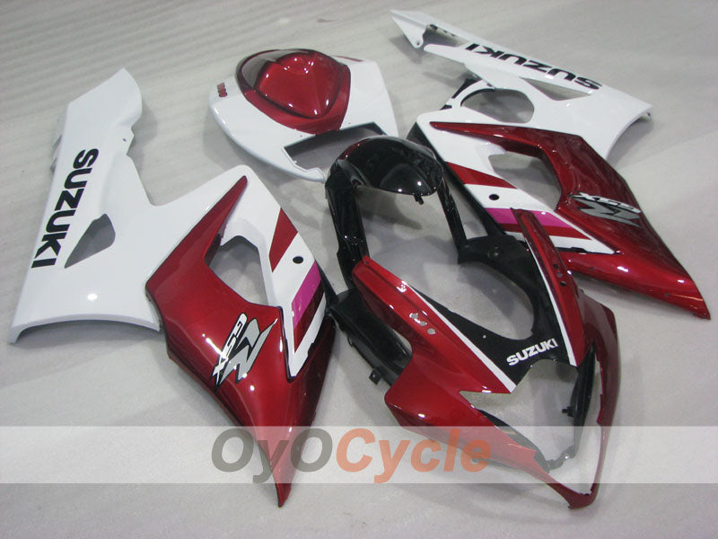 Kit de carénages injectés pour GSX R1000 05-06 - Rouge, blanc - Style d'usine #OYO87905512 Image secondaire du produit
