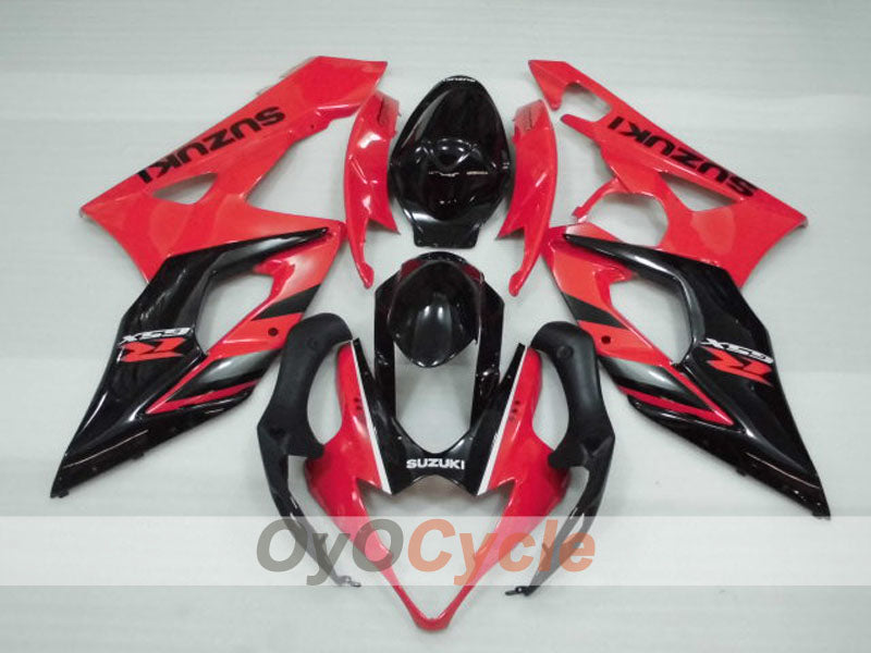 Kit de carénages injectés pour GSX R1000 05-06 - Rouge, noir - Style d'usine #OYO87905514 Image secondaire du produit
