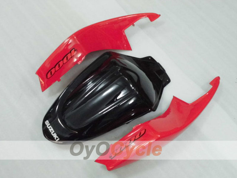 Kit de carénages injectés pour GSX R1000 05-06 - Rouge, noir - Style d'usine #OYO87905514
