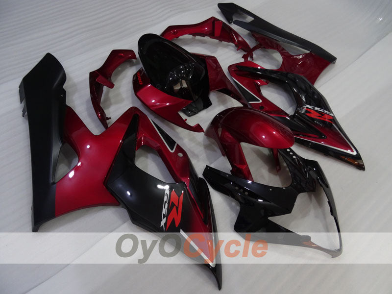 Kit de carénage à injection pour GSX R1000 05-06 - Rouge, Noir - Style usine #OYO87905516 Image principale du produit