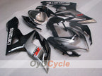 Kit de carénage à injection pour GSX R1000 05-06 - Noir, Argent - Style usine #OYO87905517