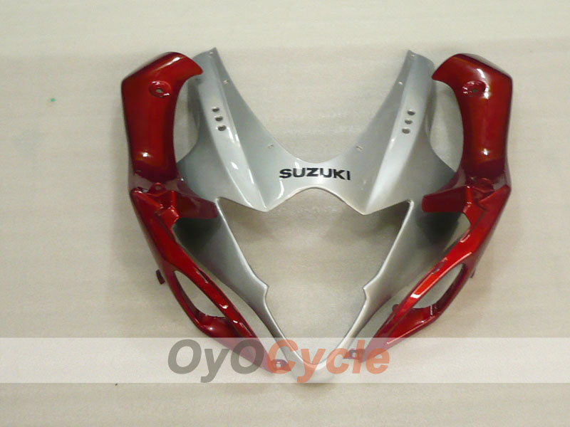 Kit de carénage à injection pour GSX R1000 05-06 - Rouge, Argent - Style usine #OYO87905518