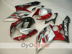 Kit de carénage à injection pour GSX R1000 05-06 - Rouge, Argent - Style usine #OYO87905518