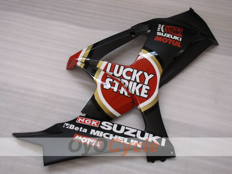Kit de carénage à injection pour GSX R1000 07-08 - Rouge, Noir - Lucky Strike #OYO87905519