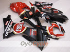 Kit de carénage à injection pour GSX R1000 07-08 - Rouge, Noir - Lucky Strike #OYO87905519