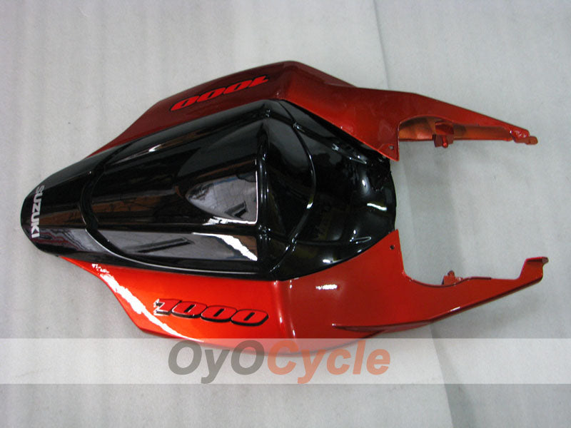 Kit de carénage à injection pour GSX R1000 07-08 - Rouge, Noir - Style usine #OYO87905521