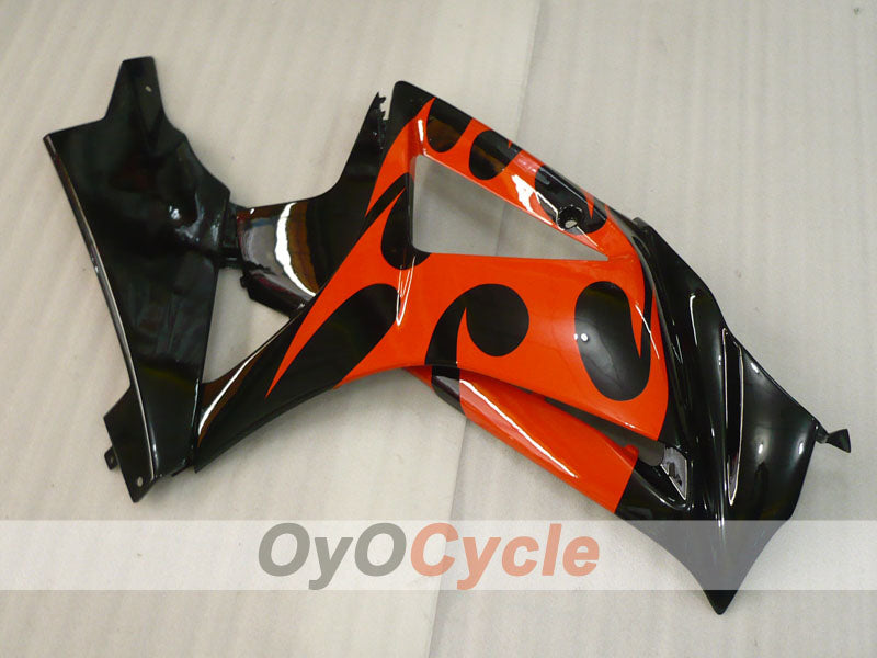 Kit de carénage à injection pour GSX R1000 07-08 - Orange, Noir - Personnalisable #OYO87905523