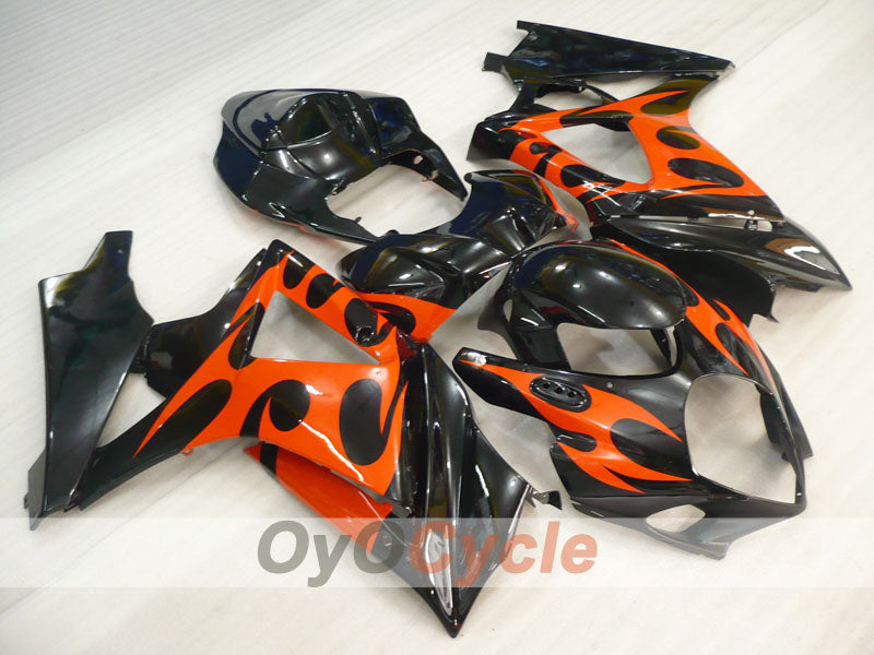 Kit de carénage à injection pour GSX R1000 07-08 - Orange, Noir - Personnalisable #OYO87905523 Image principale du produit