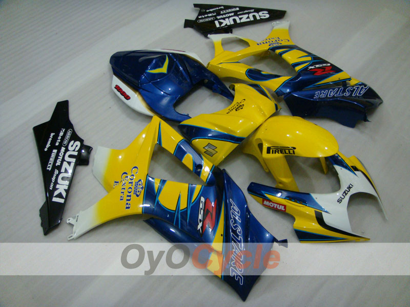 Kit de carénage à injection pour GSX R1000 07-08 - Rouge, Bleu - Corona #OYO87905525