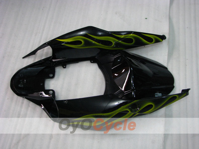 Kit de carénage à injection pour GSX R1000 07-08 - Jaune, Noir - Flamme #OYO87905527